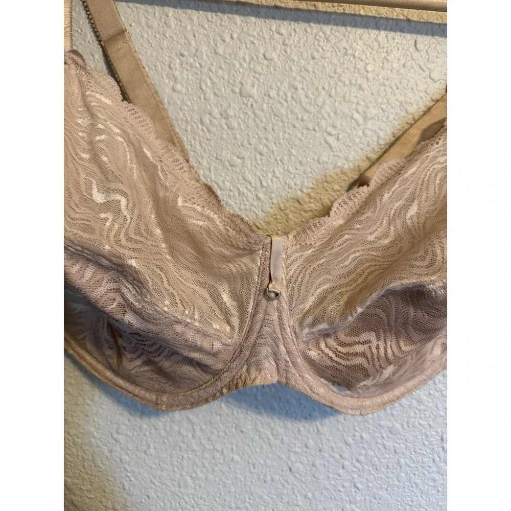 Fantasie Impression Bra Beige Lace Size 38J Underwired Full Coverage Cup 5852